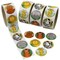 1 1/2" Happy Zoo Animal Multicolor Paper Sticker Roll 100 Pieces